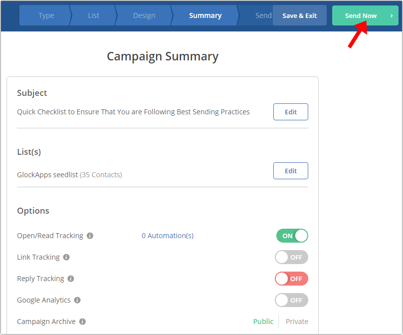 Test ActiveCampaign email deliverability