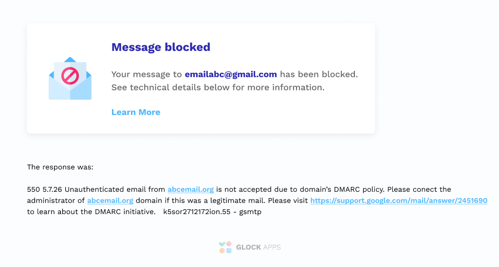 gmail blacklist check